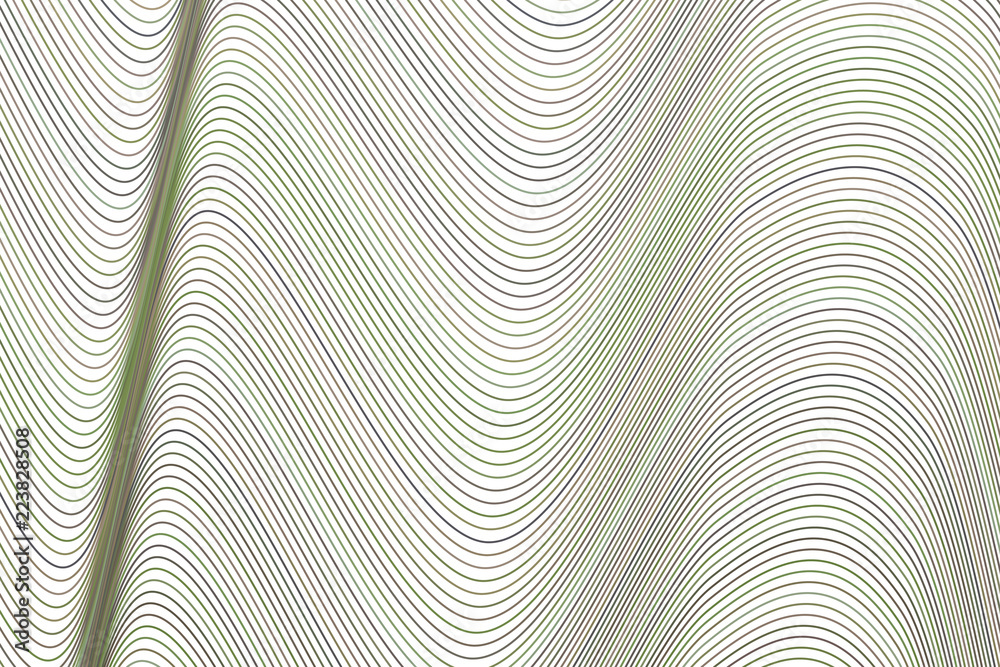 Geometric Conceptual background line, curve & wave pattern for design. Color, vector, wallpaper & cover.
