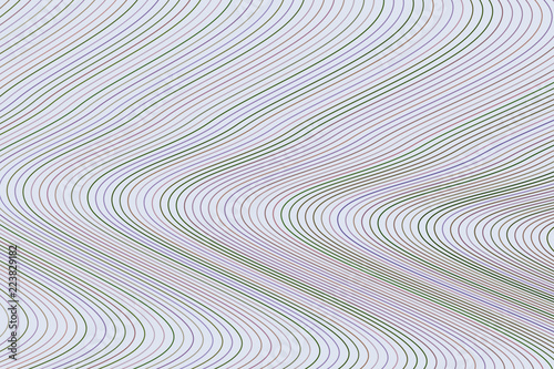 Abstract conceptual geometric line, curve & wave pattern. Canvas, color, surface & web.