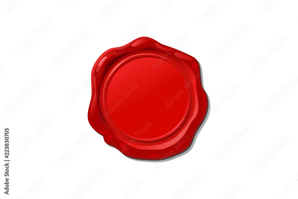 vector wax seal stamp shape vector wax seal stamp shape