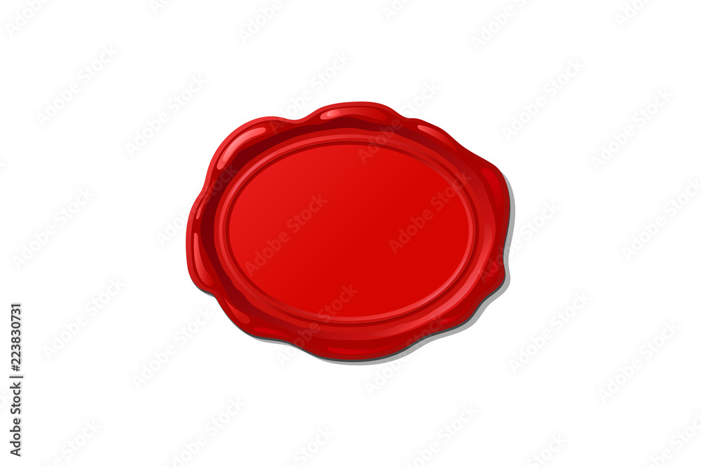 vector wax seal stamp shape vector wax seal stamp shape