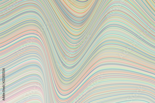 Abstract geometric background with shape of line, curve & wave pattern. Template, drawing, vector & details.