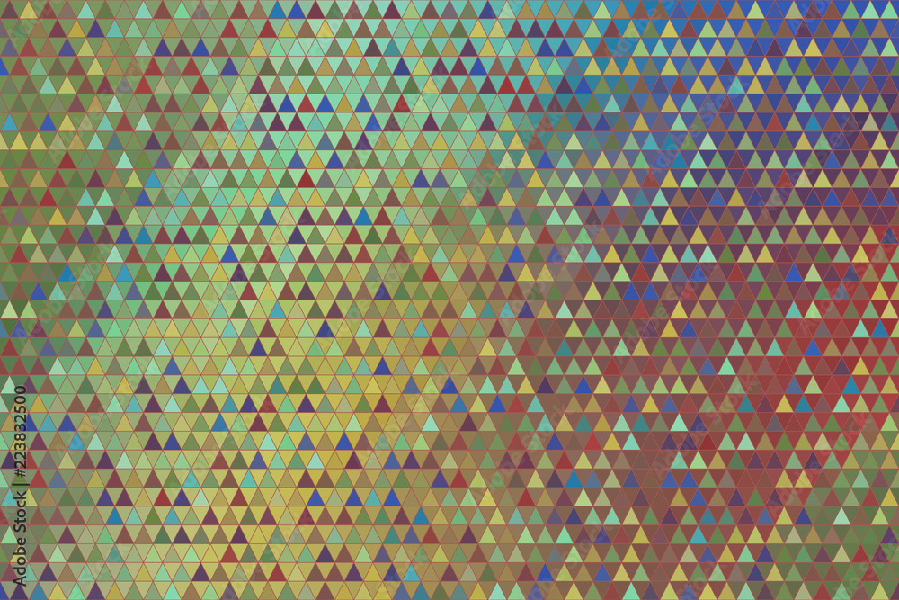 Abstract triangle strip geometric pattern, colorful & artistic for graphic design. Effect, style, vector & template.