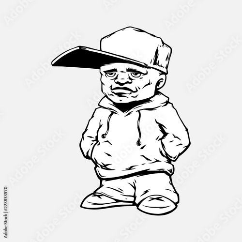 Urban man. Sport style. Vector illustration, eps 10.