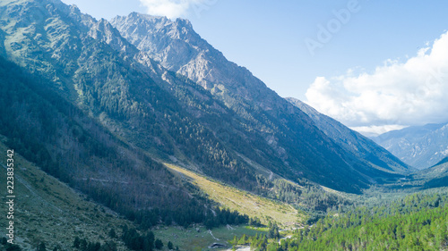 Uzunkol valley. Caucasus