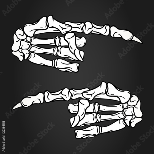 Hand drawn Halloween celebration design element