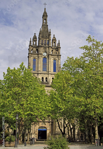 the Basilica of Begona in city Bilbao