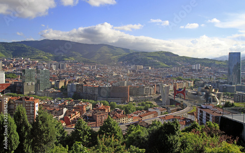 the cityscape of Bilbao - capital city of Basque country © babble
