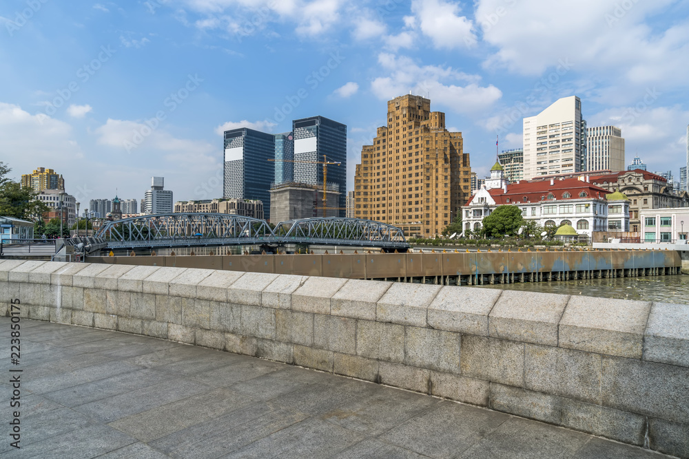 Shanghai Bund Lujiazui Building Landscape Skyline Shanghai Bund Lujiazui Building Landscape Skyline