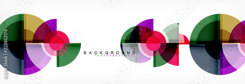 Circle abstract background