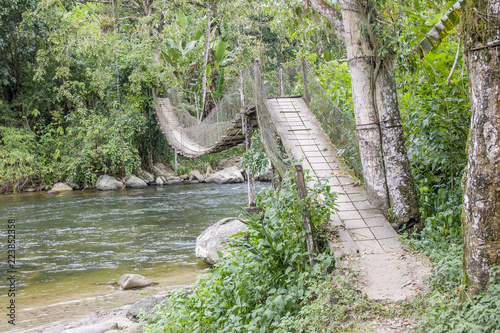 visual track of the gold track in the Bocaina mountain range photo