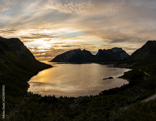 Panoramic view from Bergsbotn
