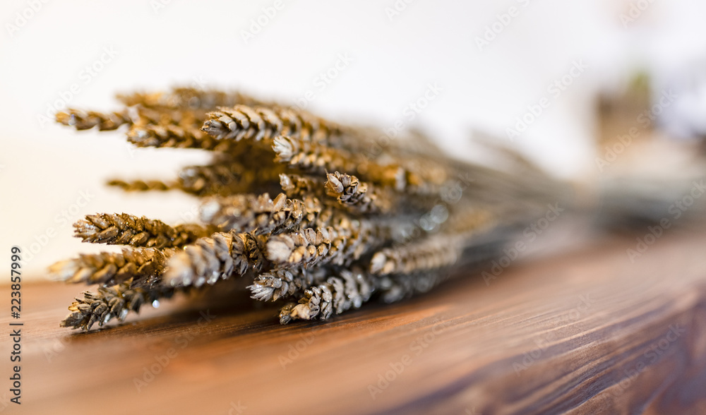 Addobbi natalizi, spighe di grano, simbolo di abbondanza Addobbi natalizi, spighe di grano, simbolo di abbondanza