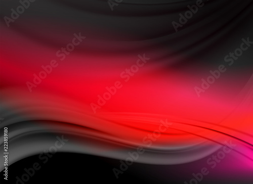 Dark red delicate background with flowing stripes.