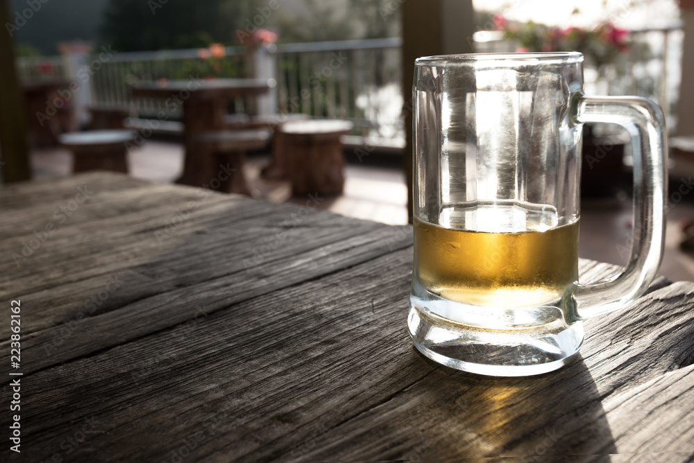 beer on table beer on table