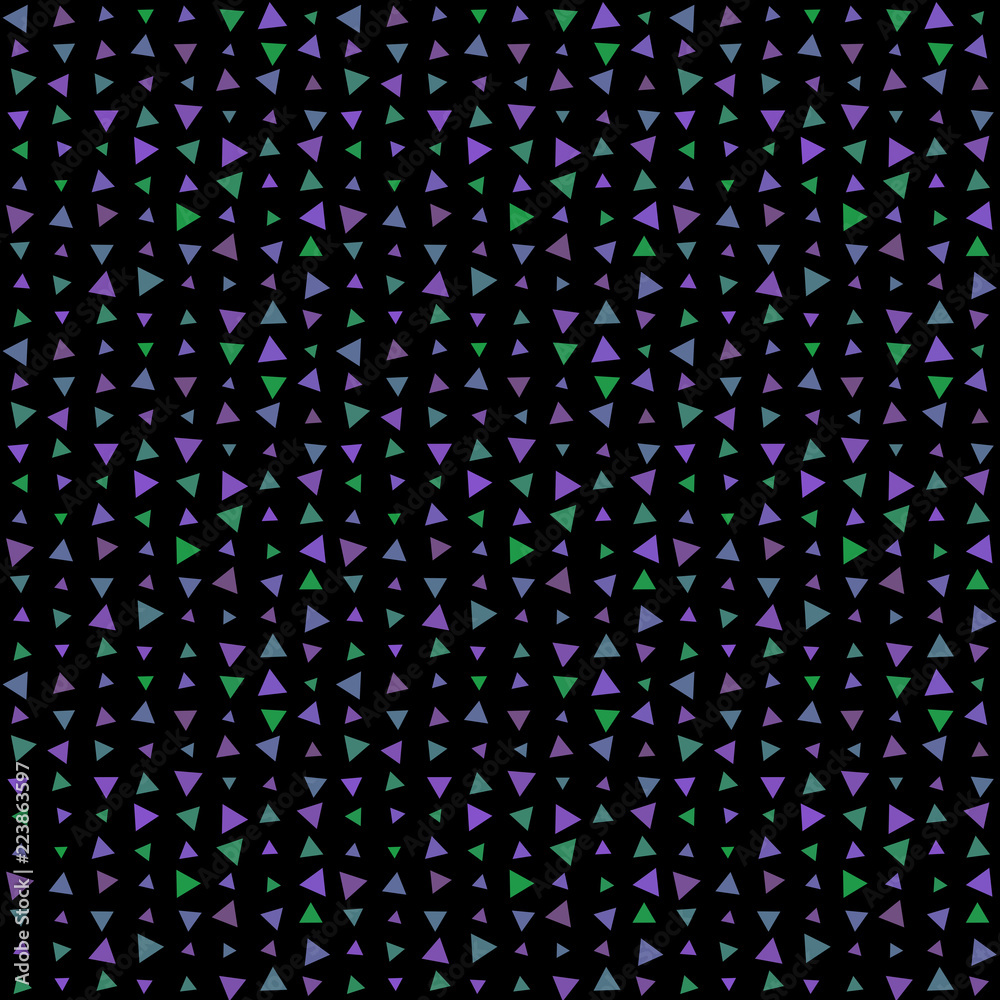 Abstract seamless pattern background with multi-colored varied triangles. Abstract seamless pattern background with multi-colored varied triangles.