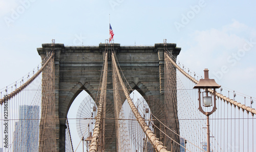 BrooBrooklyn Bridge in New York, United States of America (August, 2018)