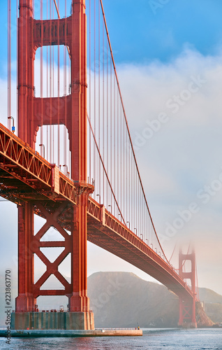Golden Gate Bridge at morning  San Francisco  California