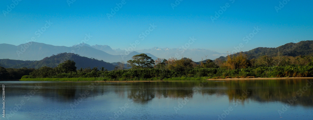 The river of Palomino and the Colombian Andes