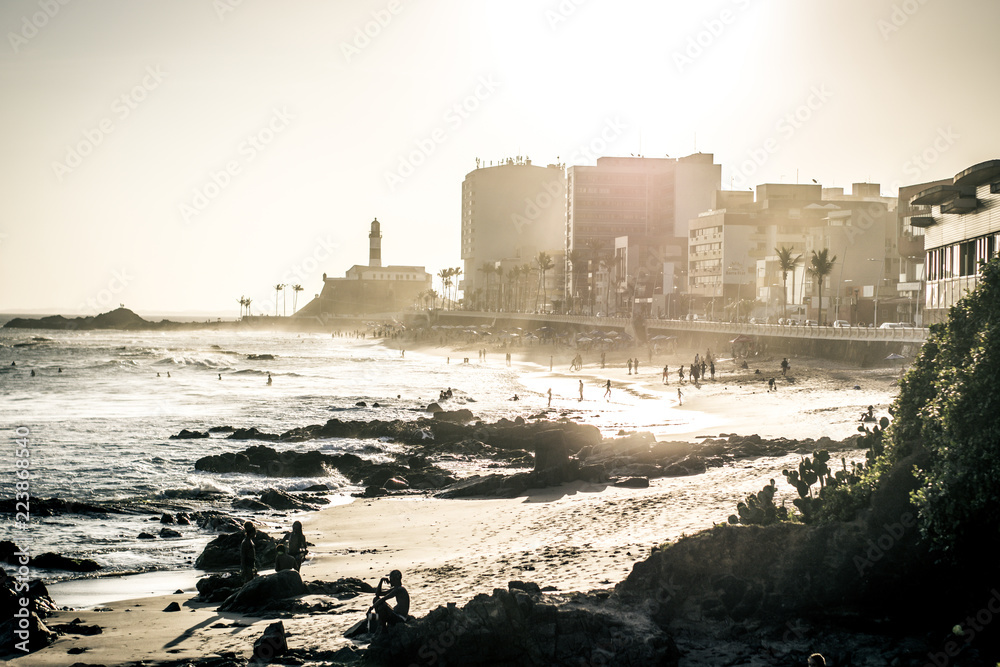 Farol vista do cristo a tarde '