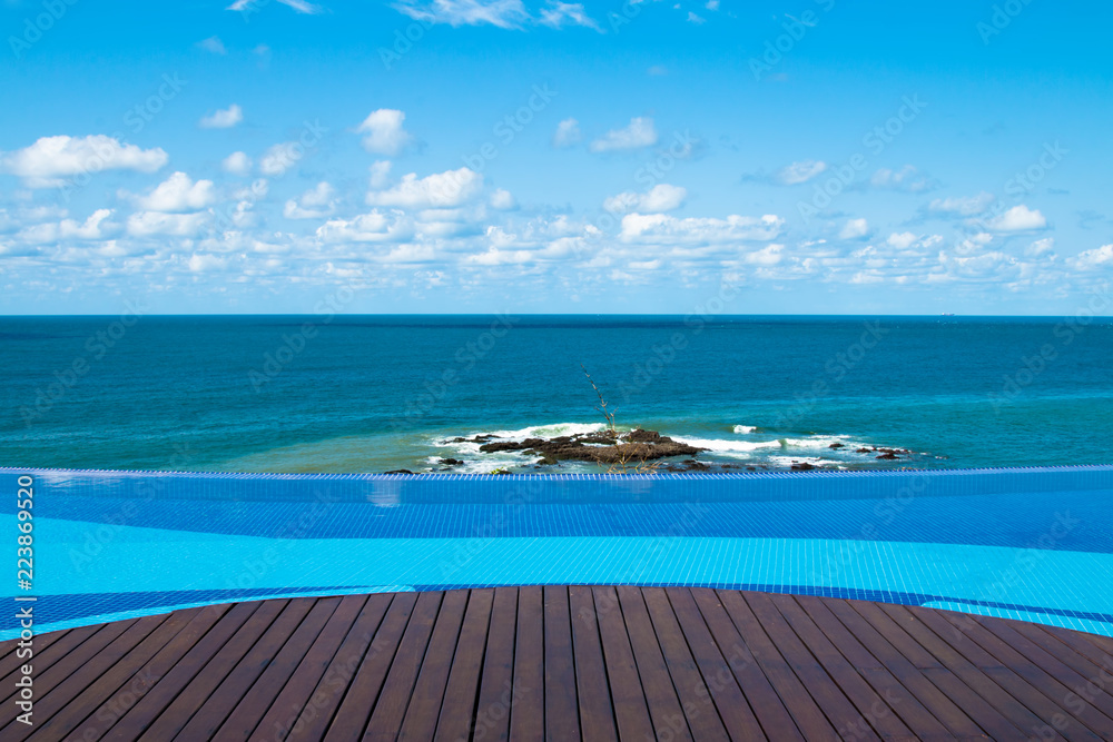 infinity pool with ocean view