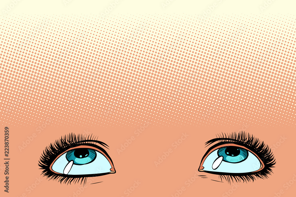 women eyes look up women eyes look up