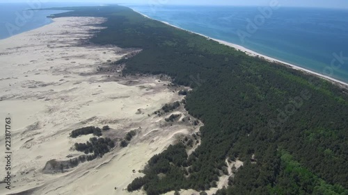 curonian spit in the Baltic Sea