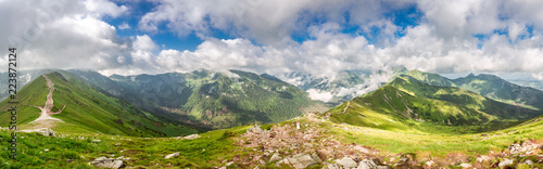 Beautiful panorama of Kaspr...