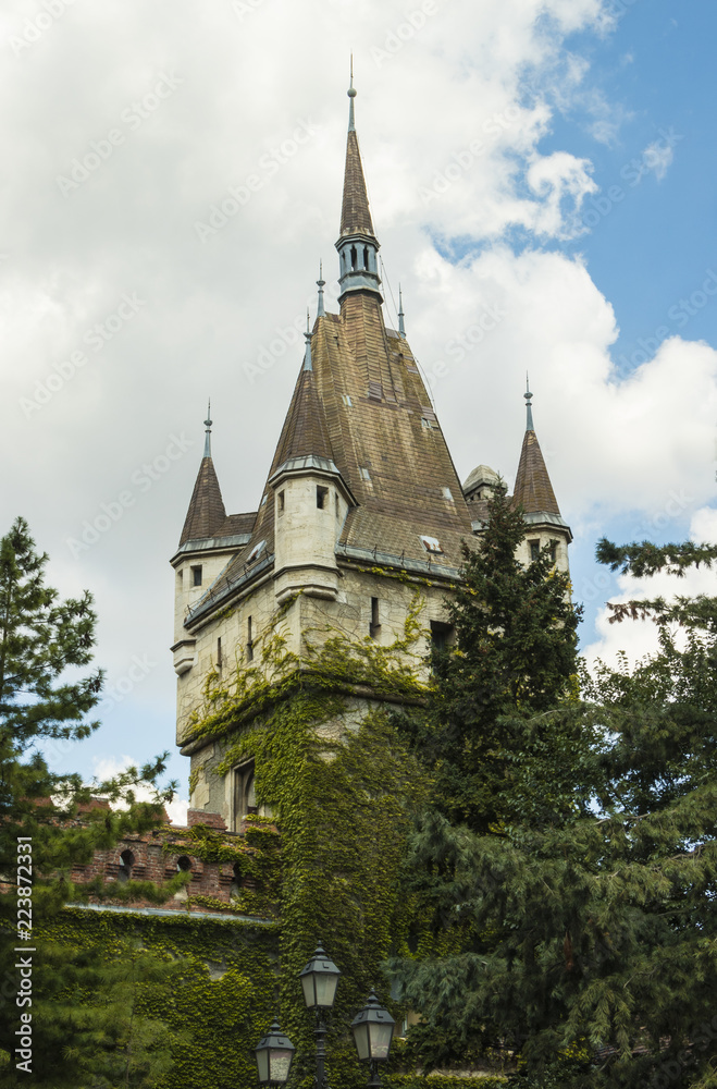 tower of the Vajdahunyad Castle, Budapest, Hungary tower of the Vajdahunyad Castle, Budapest, Hungary