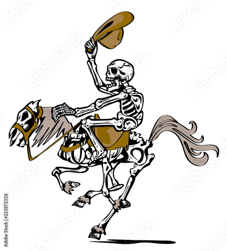 skeleton cheval