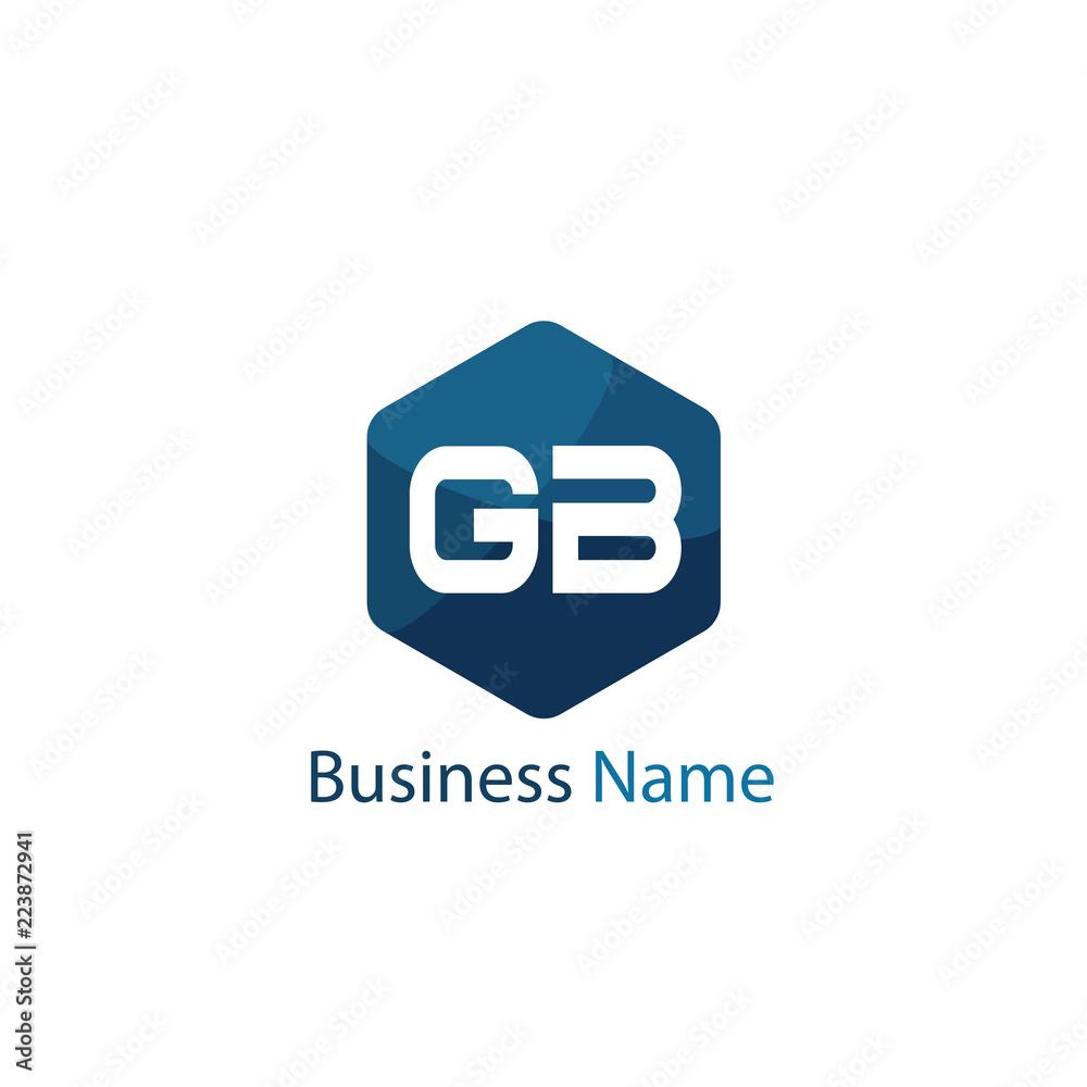 Initial Letter GB Logo Template Design Initial Letter GB Logo Template Design