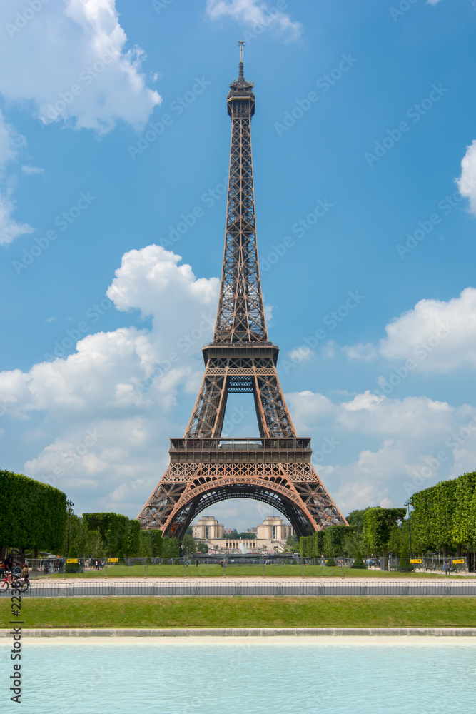 Eiffel Tower and Field of Mars, Paris, France