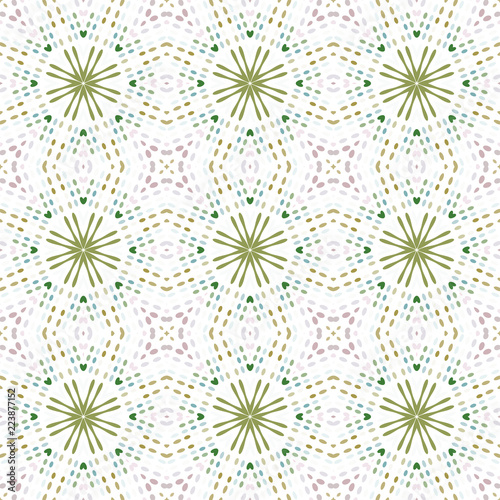 Seamless background pattern with a variety of multicolored lines.