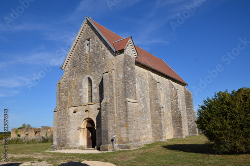 CHAPELLE GOTHIQUE TEMPLIERE D'AVALLEUR (12éme Siècle) AUBE CHAMPAGNE FRANCE 