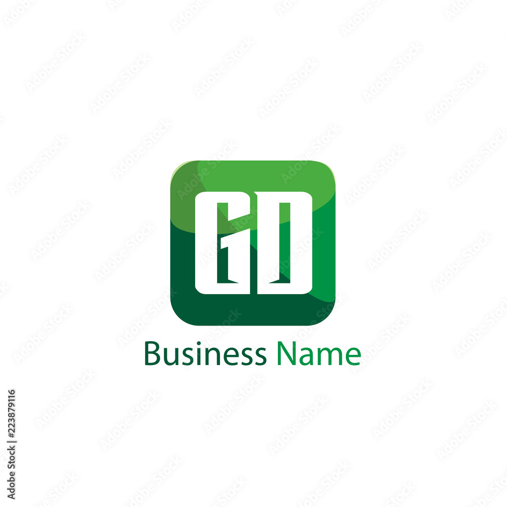 Initial Letter GD Logo Template Design Initial Letter GD Logo Template Design