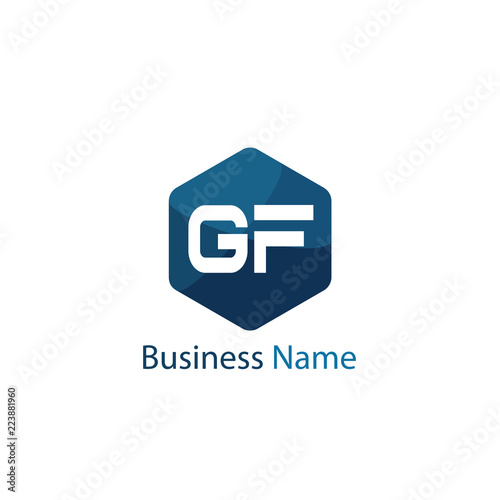 Initial Letter GF Logo Template Design Free Download Initial Letter GF Logo Template Design - GFXLoad