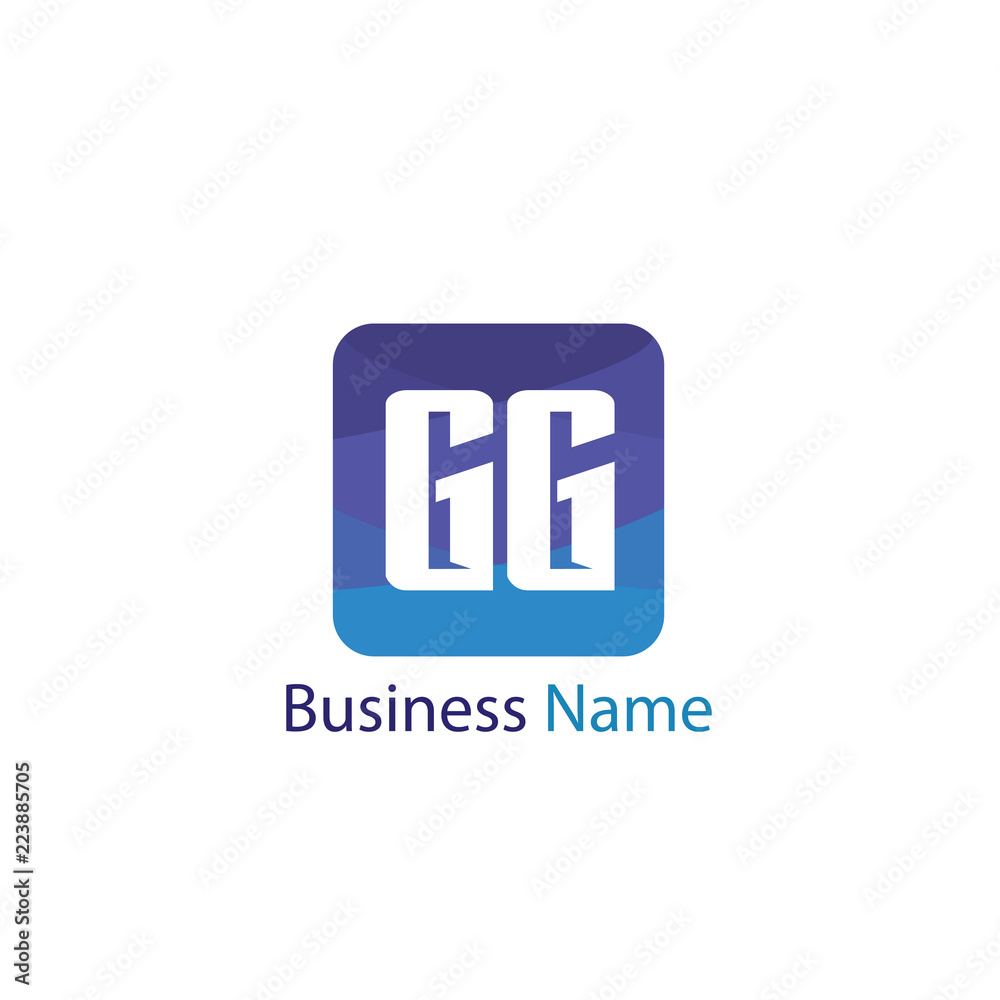 Obraz premium Initial Letter GG Logo Template Design