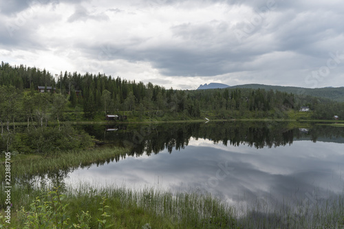 lakeside in north norway
