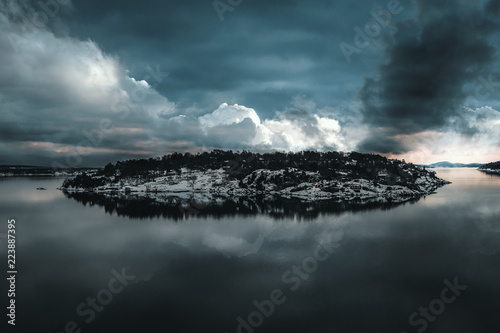Swedish island winter