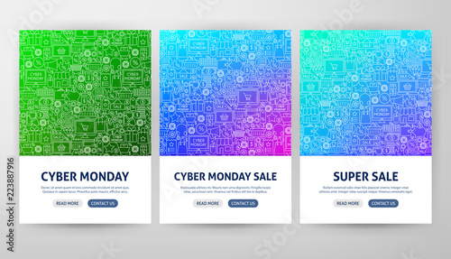 Cyber Monday Flyer Concepts