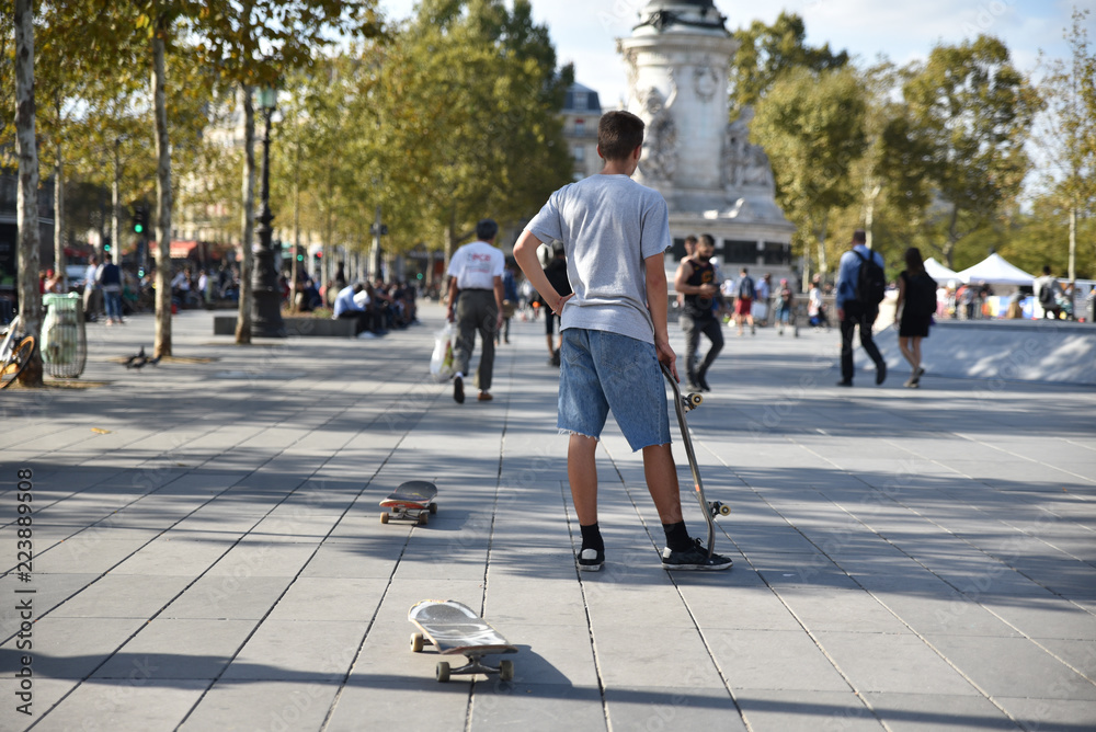 Faire du skate à Paris