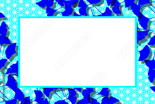 #Background #wallpaper #Vector #Illustration #design #Image #Japan #china #Asia #free_size #背景 #壁紙 #ベクター #イラスト #無料 #無料素材 #バックグラウンド #フリー素材 #和風素材 #日本 和風背景素材,写真枠,秋の風景,銀杏の葉,コピースペース,落ち葉,枯れ葉,紅葉,伝統模様,イチョウ,