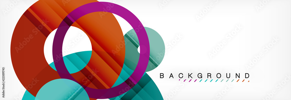 Modern geometrical abstract background