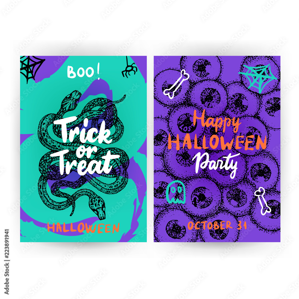 Trick or Treat Flyer Template