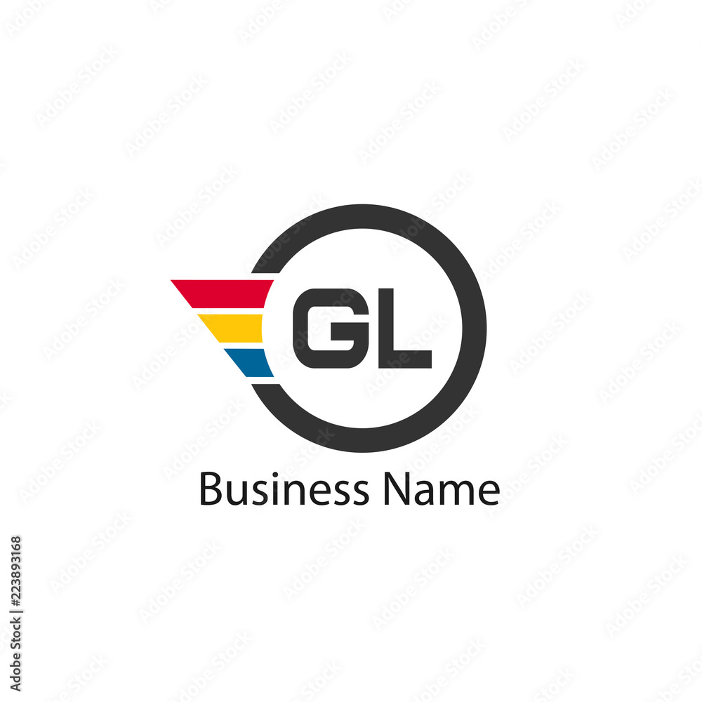 Initial Letter GL Logo Template Design Initial Letter GL Logo Template Design
