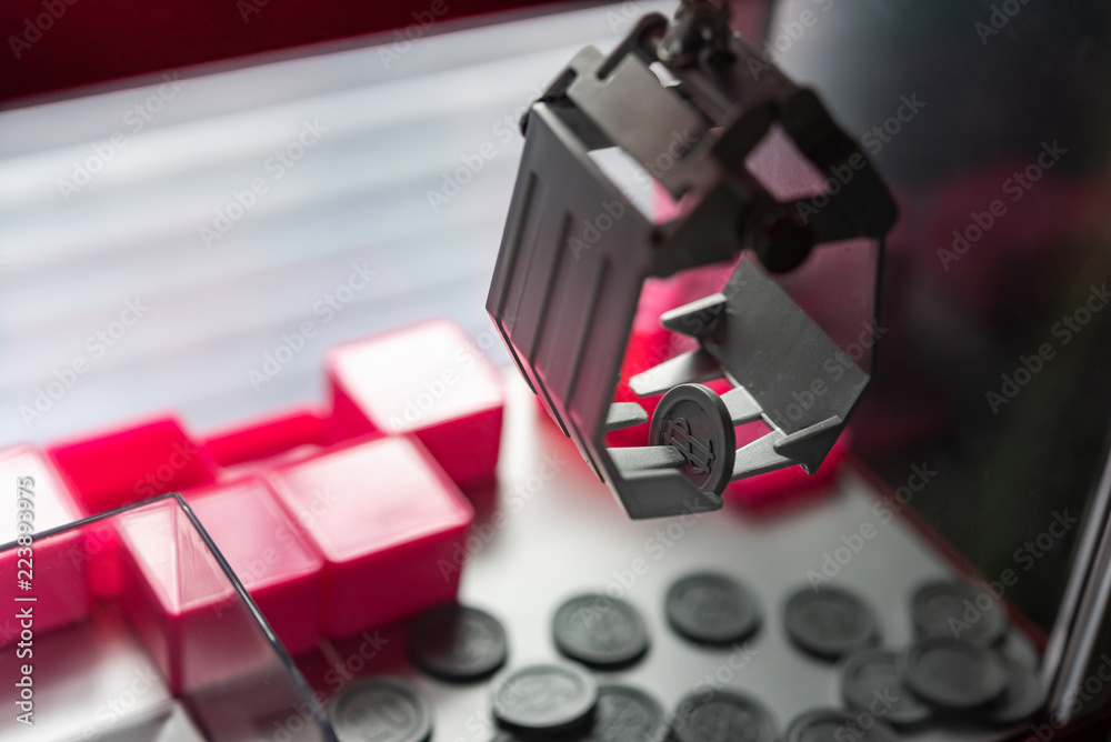 Naklejka premium Virtual money coins