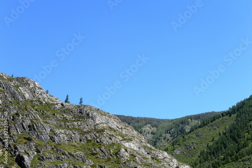 Mountain landscape near the Chuysky tract. Altai Republic. Siberia. Russia photo