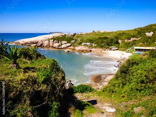 A view of Gravata beach in Florianopolis, Brazil