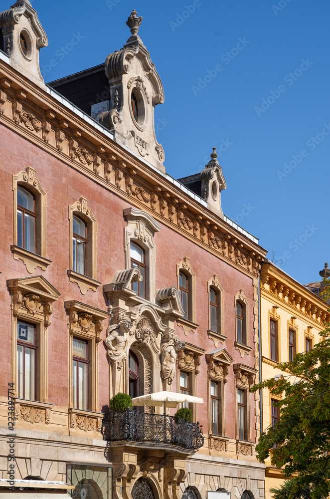 Fototapeta premium Altstadthaus Baden bei Wien
