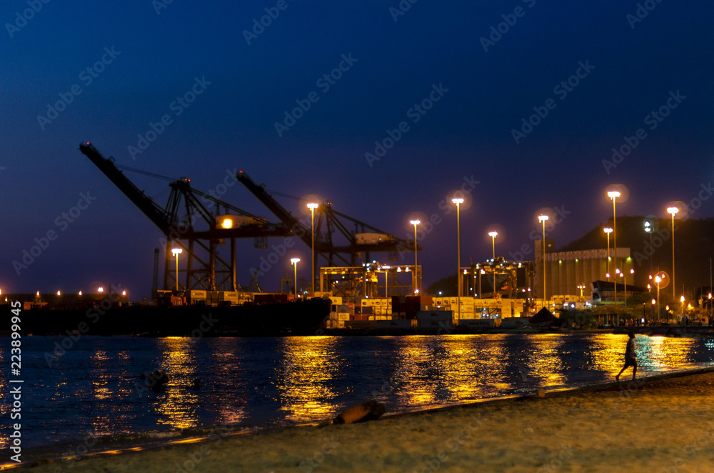 Fototapeta premium cargo freight ship