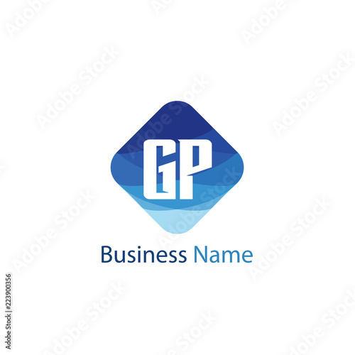 Free Download Initial Letter GP Logo Template Design - GFXLoad